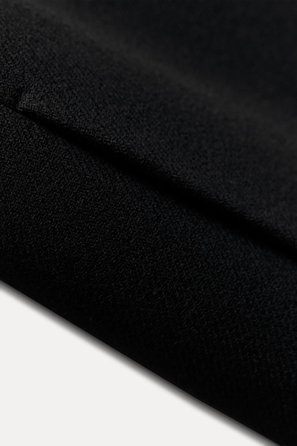 ZW COLLECTION LONG MANTECO WOOL BLEND COAT - Zara фото 7