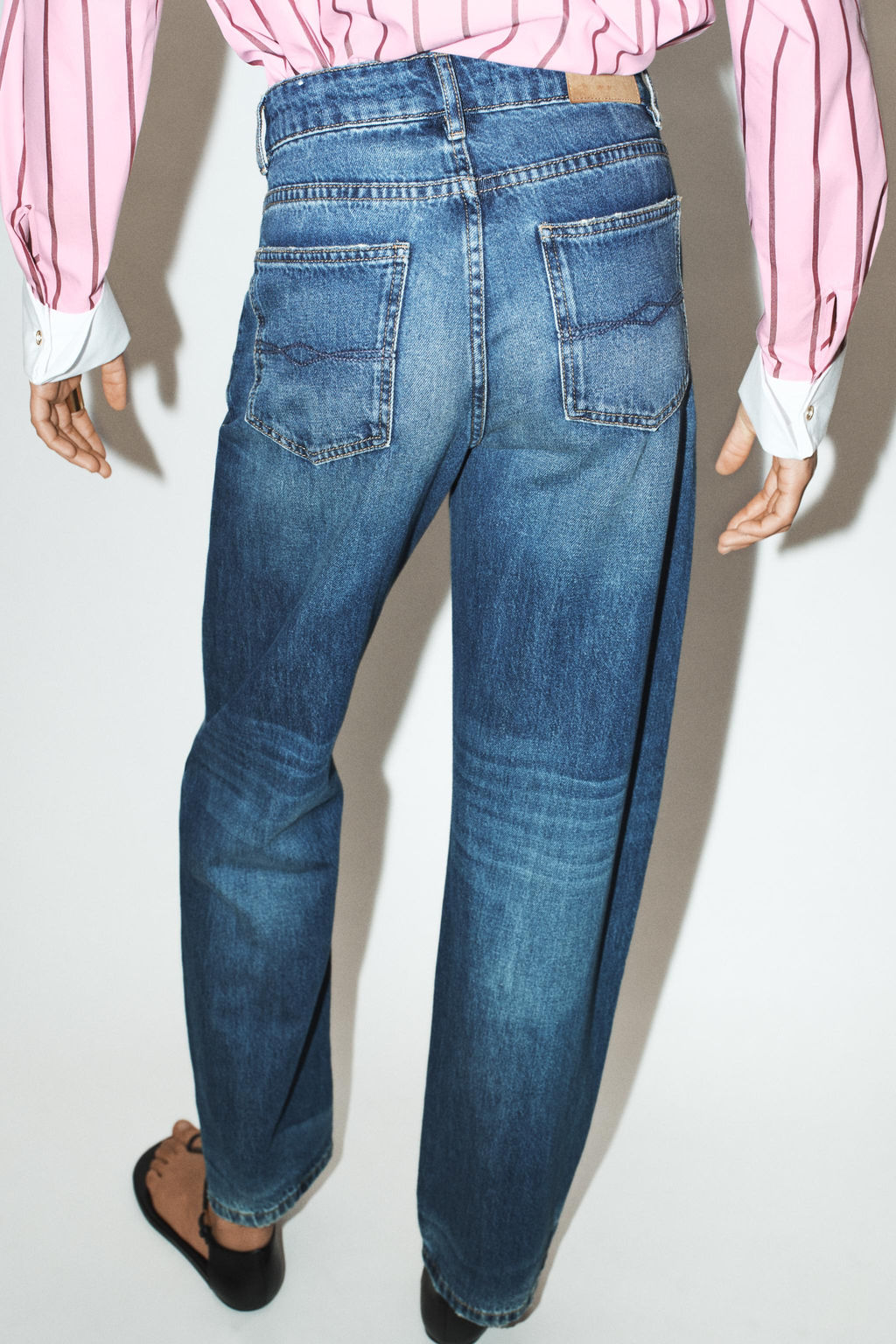 JEANS Z1975 STRAIGHT-LEG HIGH-WAIST - Zara фото 15