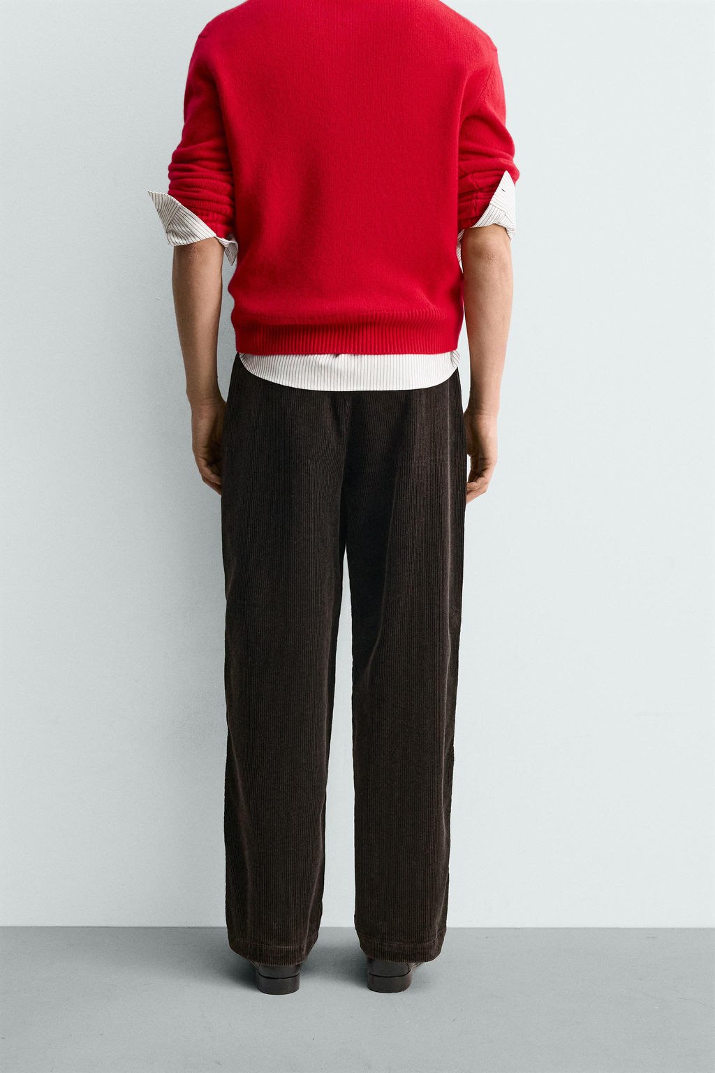 LIMITED EDITION FADED CORDUROY RELAXED FIT TROUSERS - Zara фото 3