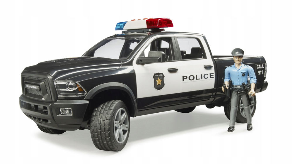 Bruder 02505 "Внедорожник RAM 2500 полицейский" с фигуркой