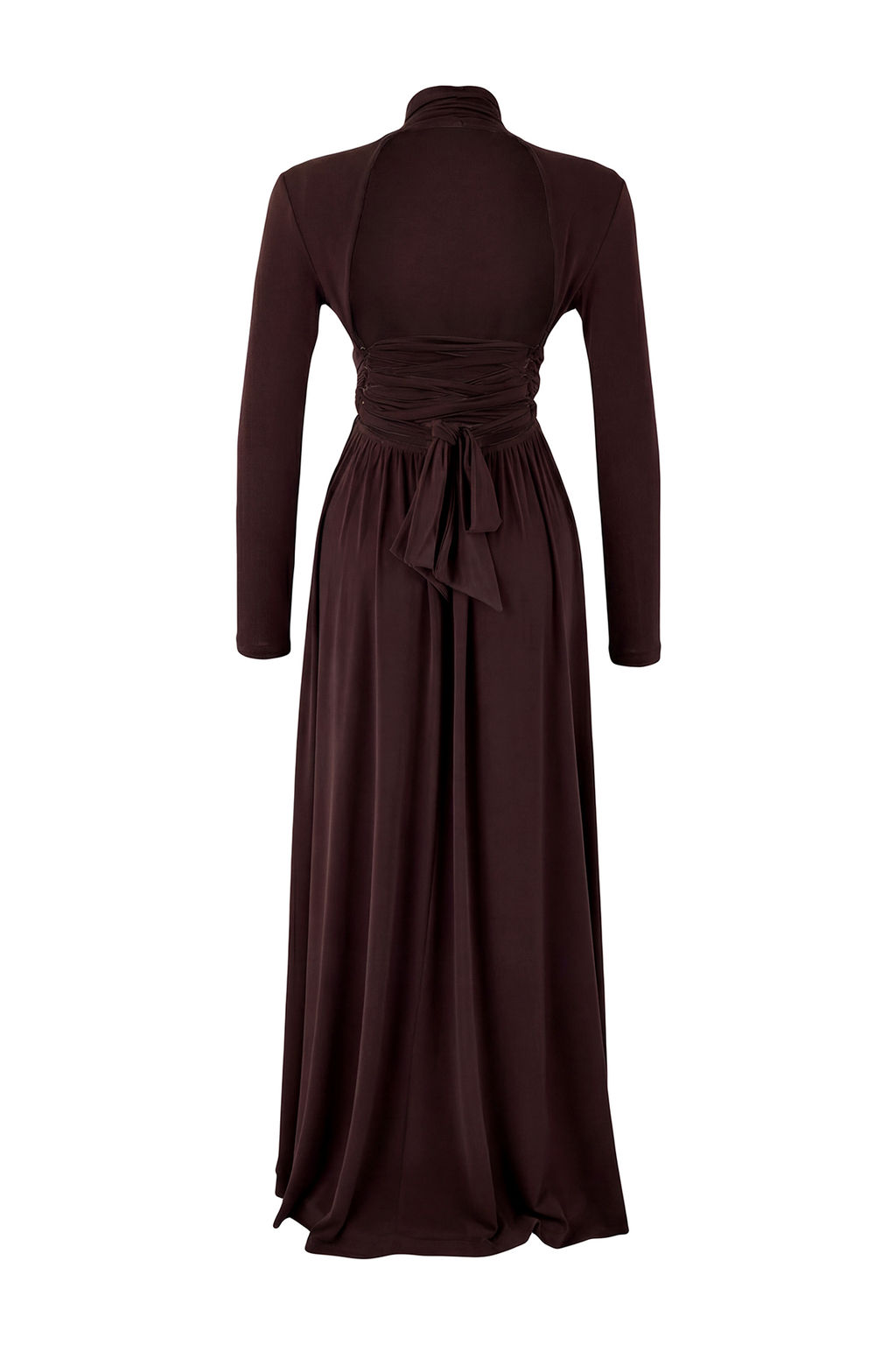 Kahverengi Aksesuar Detayl? Orme Maxi Abiye & Mezuniyet Elbisesi TPRSS26AE00004 - Trendyolmilla фото 12