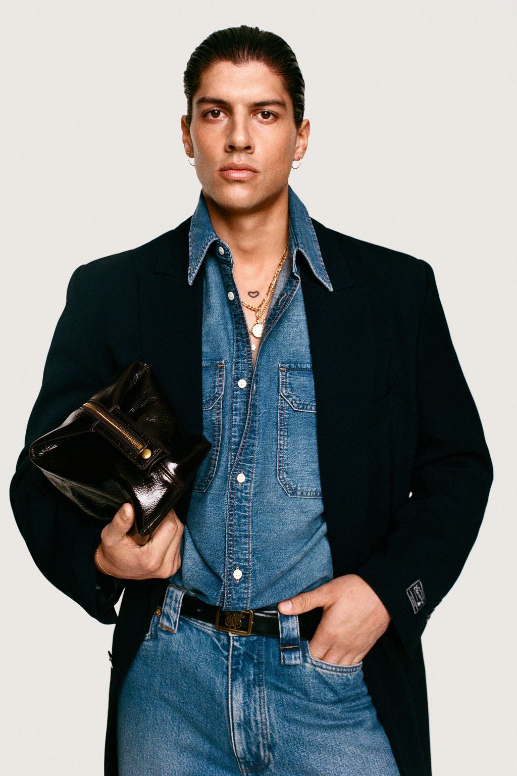 ABRIGO FLUIDO WILLY CHAVARRIA X ZARA / Marino  фото 2