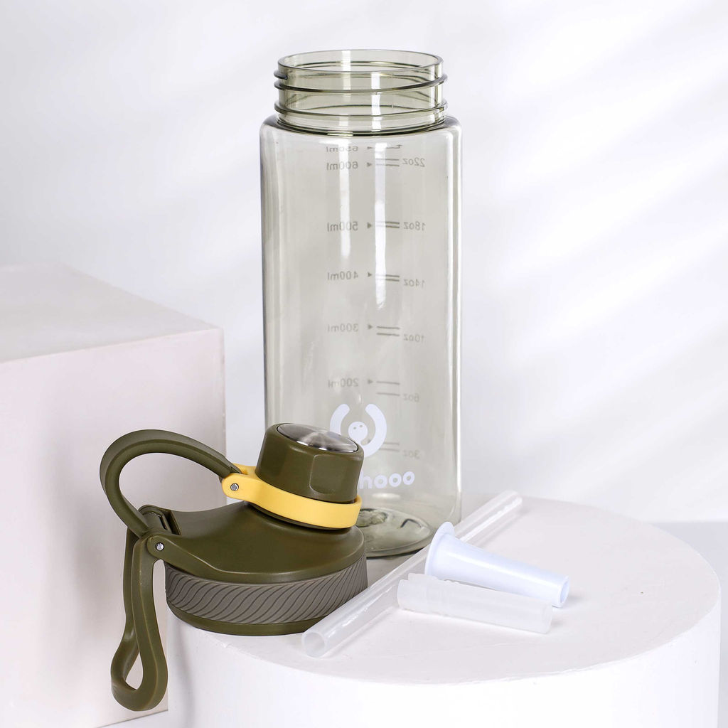Бутылка для воды 650 ml Вуухууу-Woohooo / Пищевой PP / уп 80 / Зеленый / АКЦИЯ
