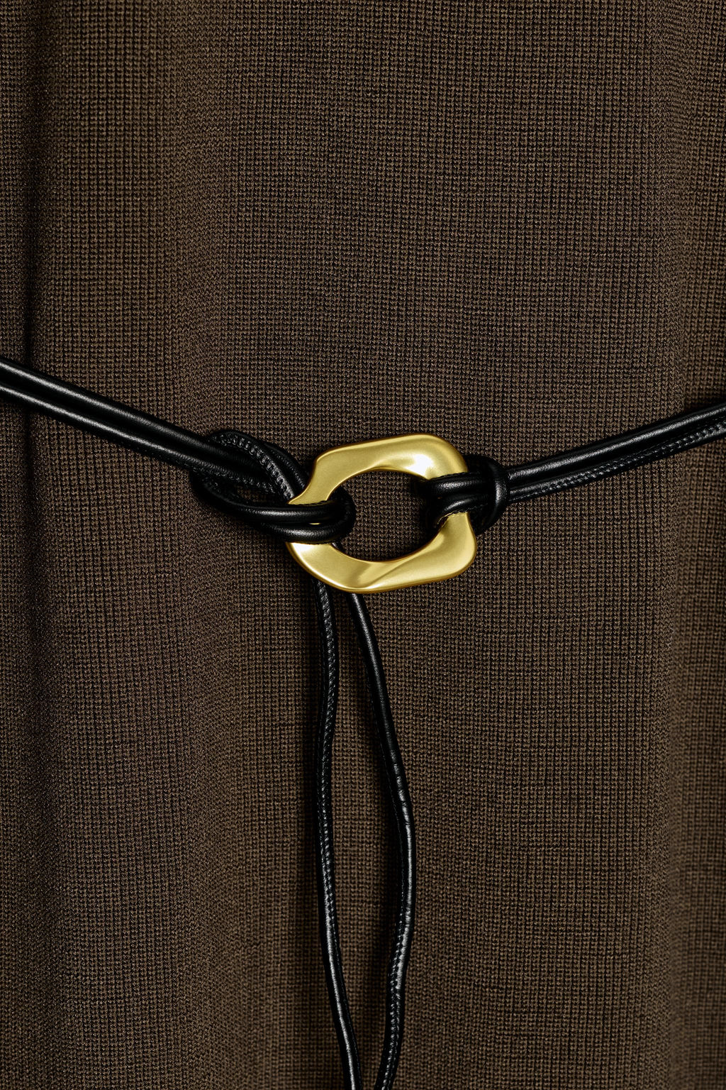 KNIT DRESS WITH BELT - Zara фото 9