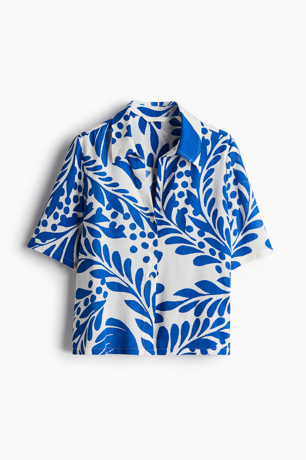 Camisa de viscosa con efecto arrugado - H&m фото 2