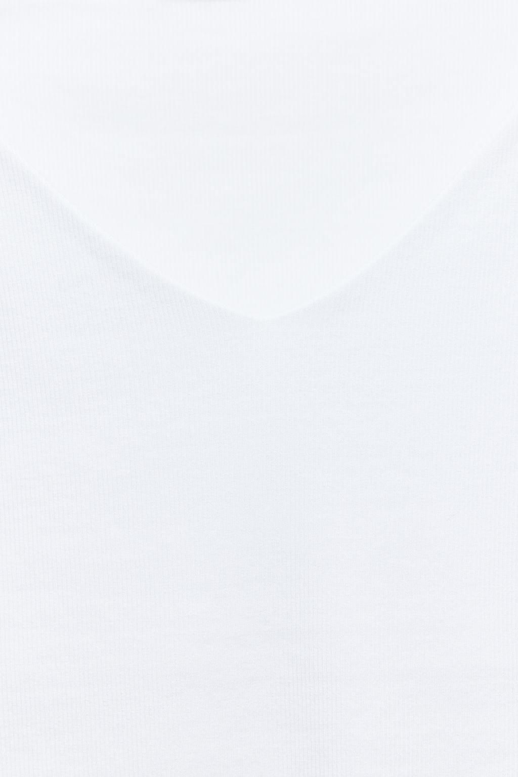 RIBBED LONG SLEEVE T-SHIRT - Zara фото 12