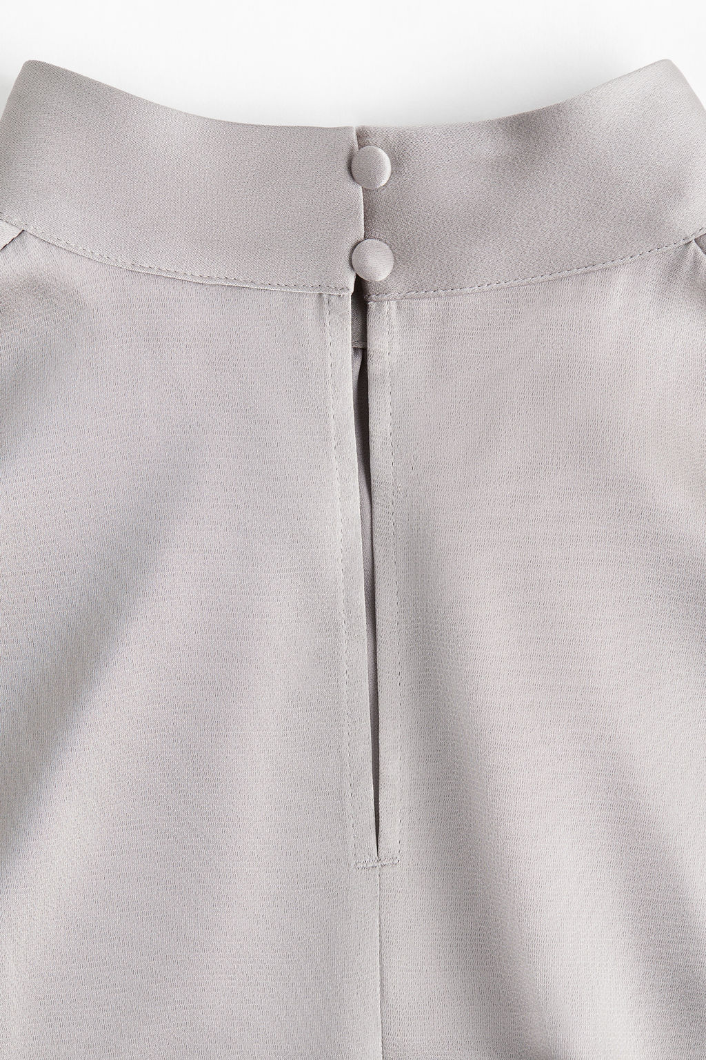 Blusa de sat?n con cuello elevado - H&m фото 6