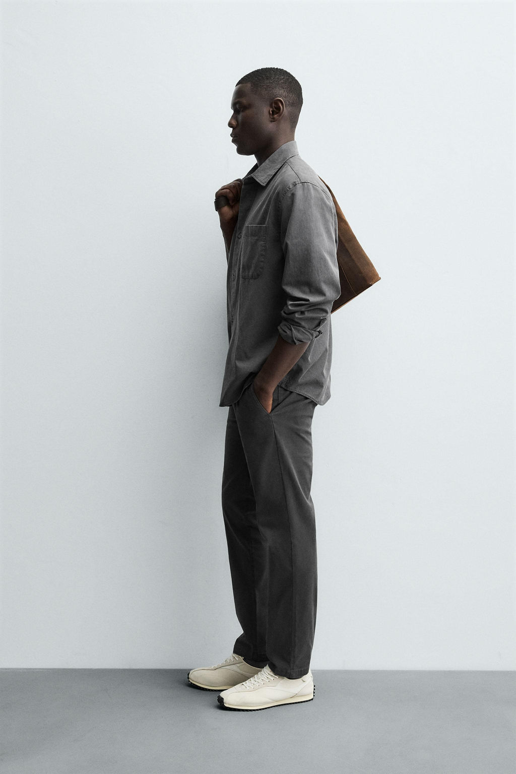 SKINNY FIT CHINO TROUSERS - Zara фото 3