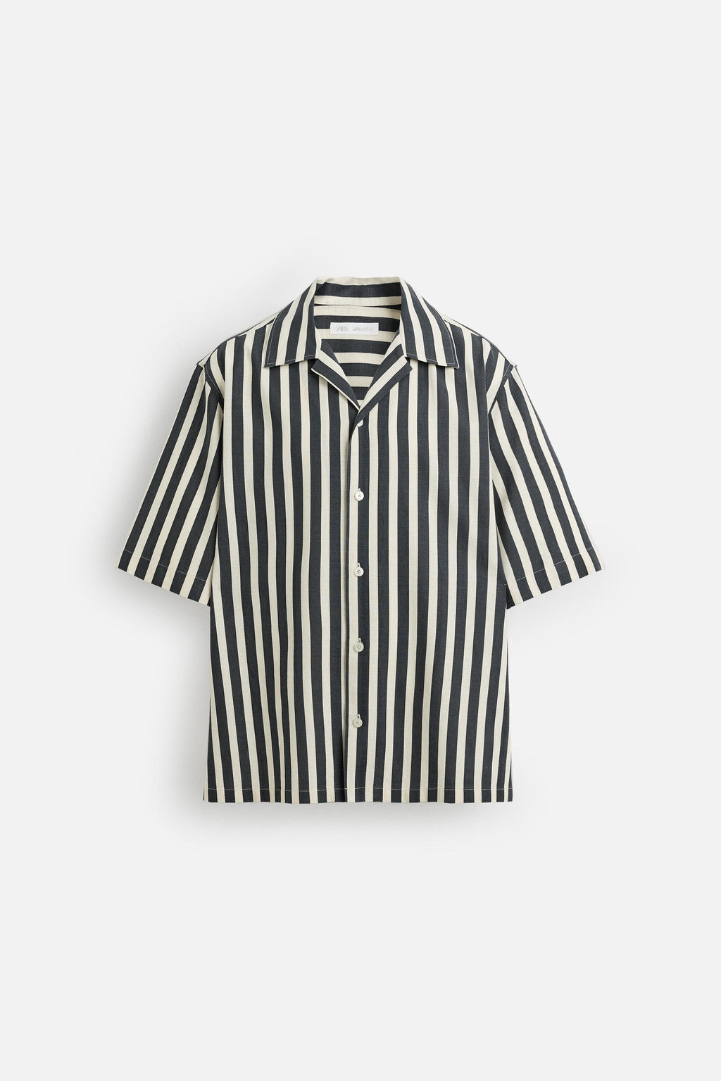 STRIPED TEXTURED SHIRT - Zara фото 15