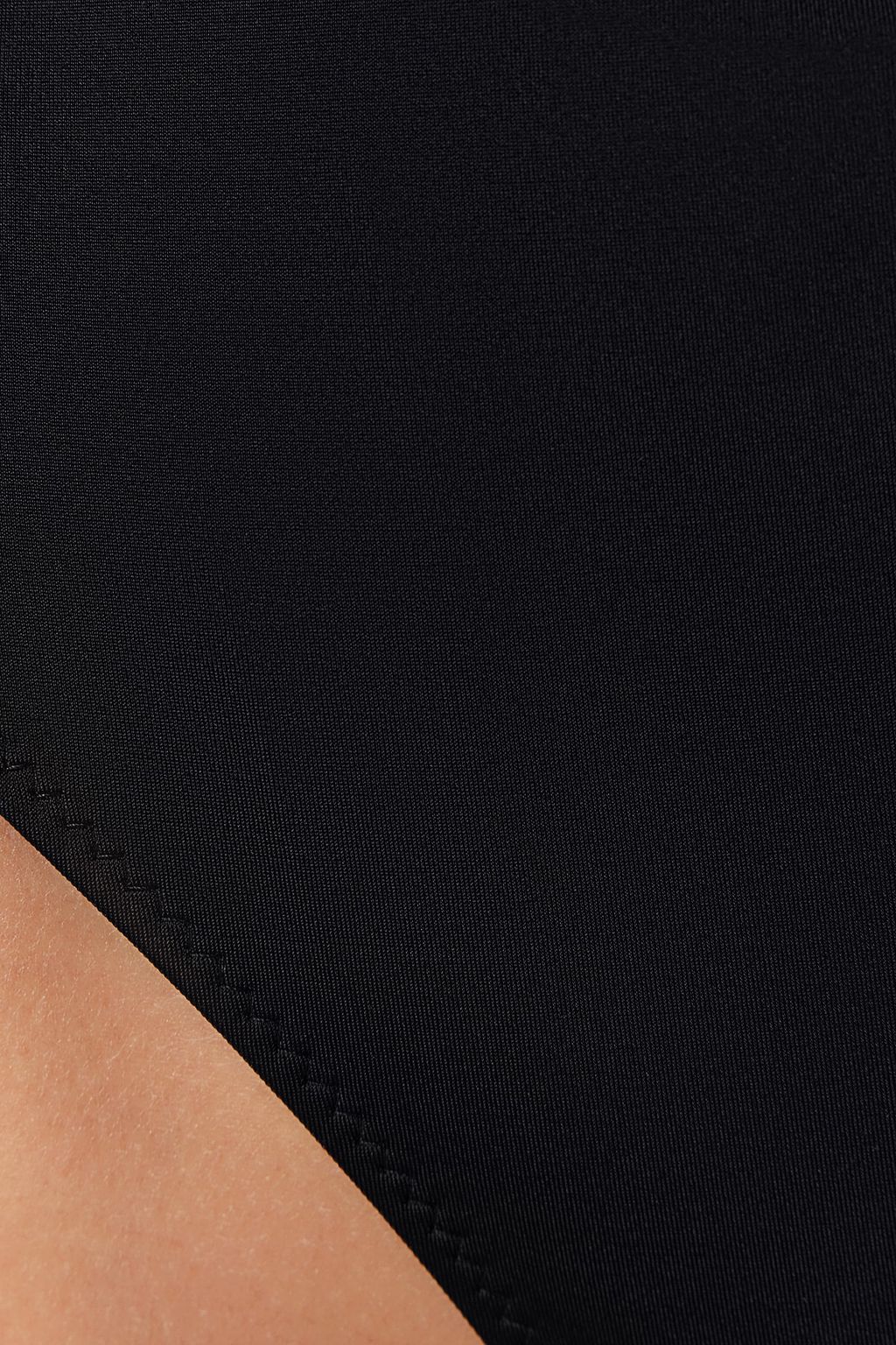 Siyah Straplez Cut Out/Pencereli High Leg Mayokini TBESS23MA00006