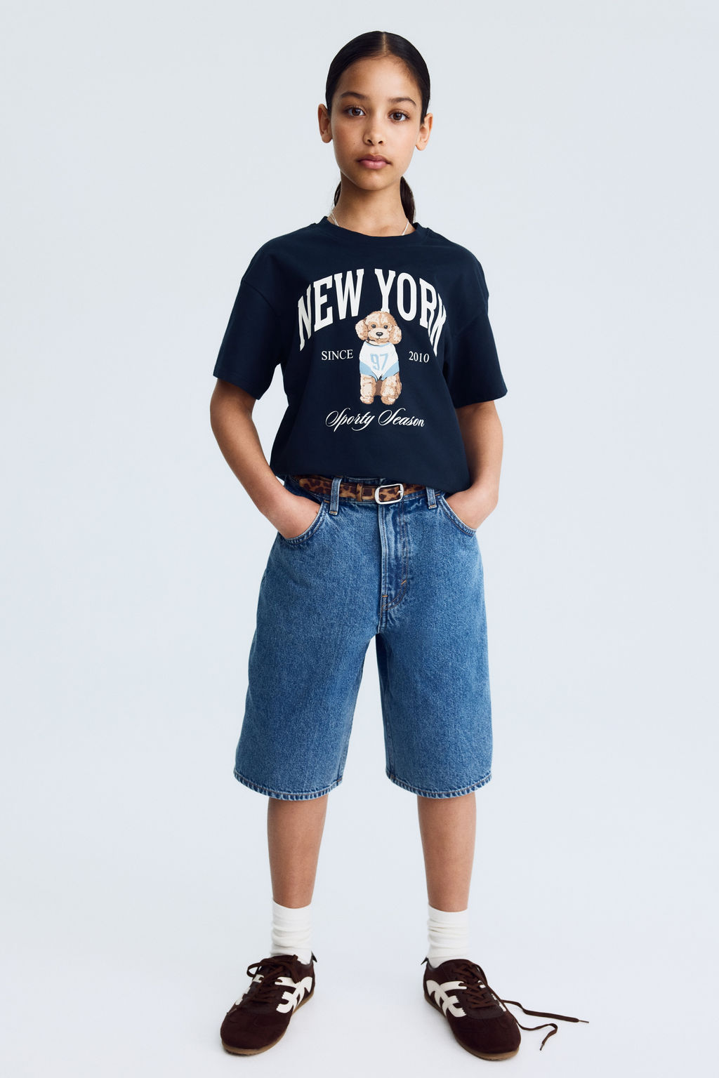 Camiseta estampada de algod?n - H&m фото 9