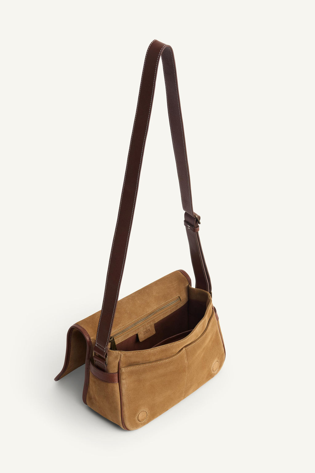 LIMITED EDITION LEATHER CROSSBODY BAG - Zara фото 5