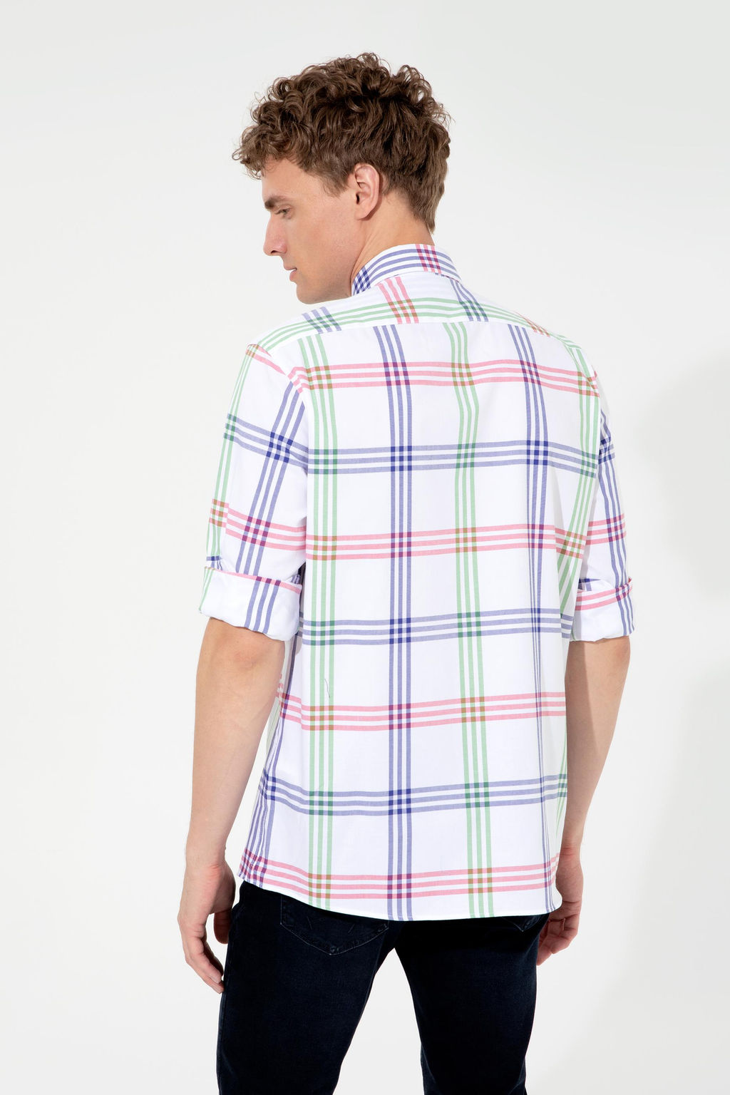 U. S. Polo Assn / -50% Мужская зеленая рубашка с длинным рукавом - U.s. polo assn фото 11