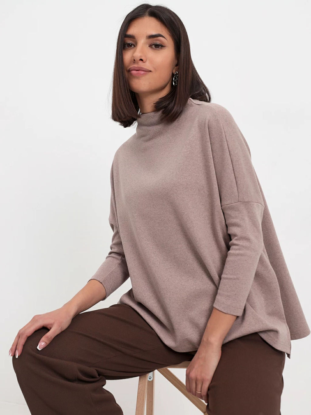 Джемпер женский KATHARINA KROSS KK-JP-001R-RM-4001-R (бежевый м.)  фото 4