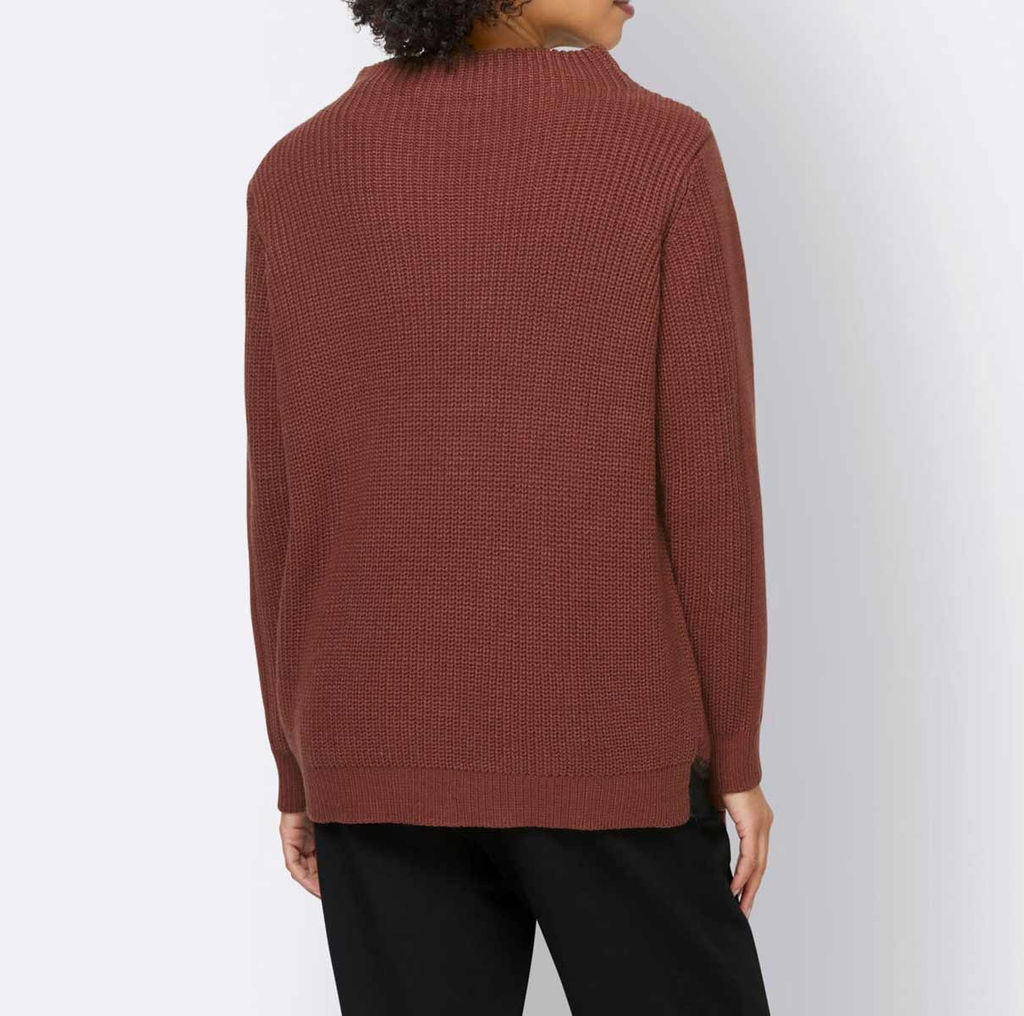 Пуловер, красно-коричневый - Linea tesini фото 4