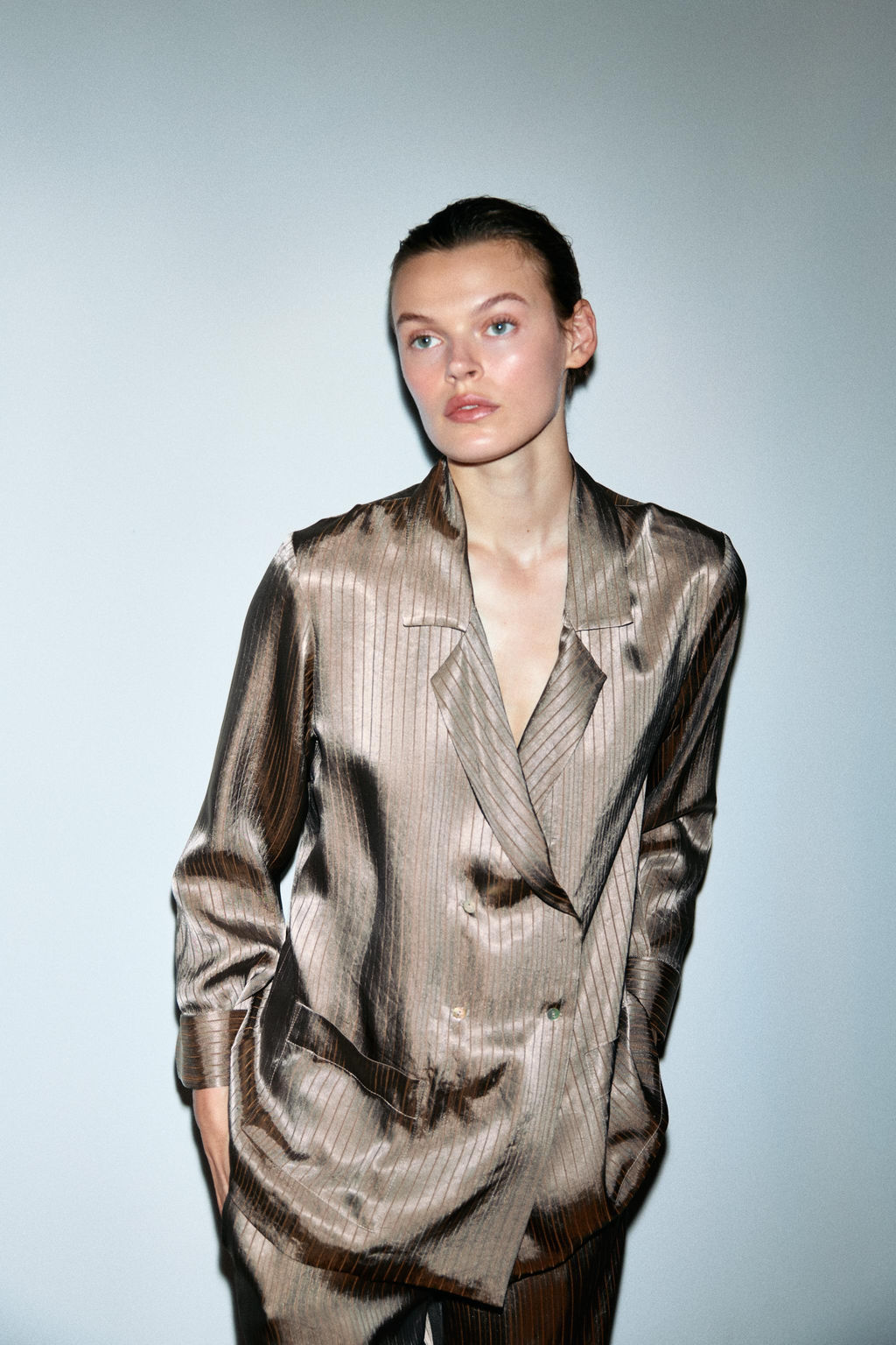 STRIPED PYJAMA SHIRT - Zara фото 3