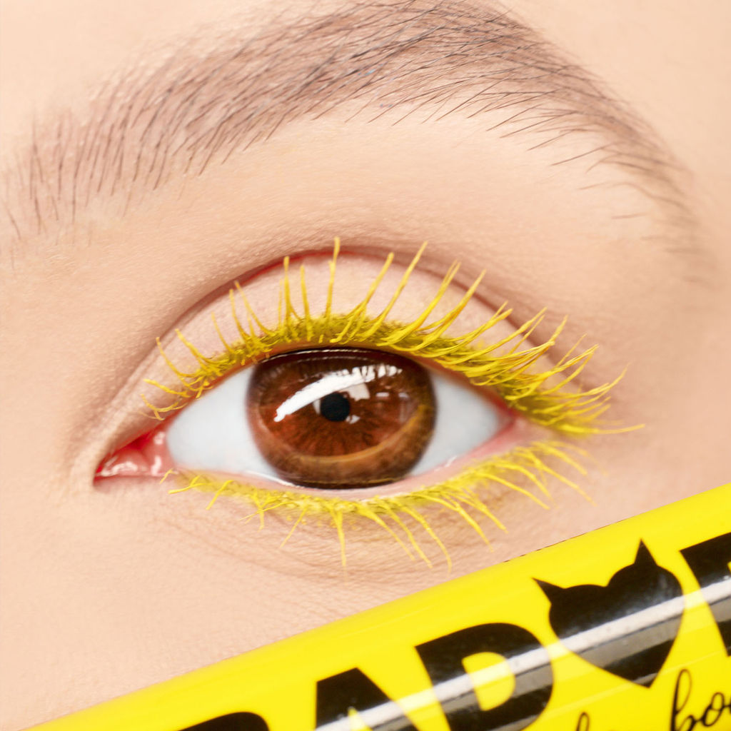 Тушь для ресниц Bad Doll цветная объемная, желтая 9.3г