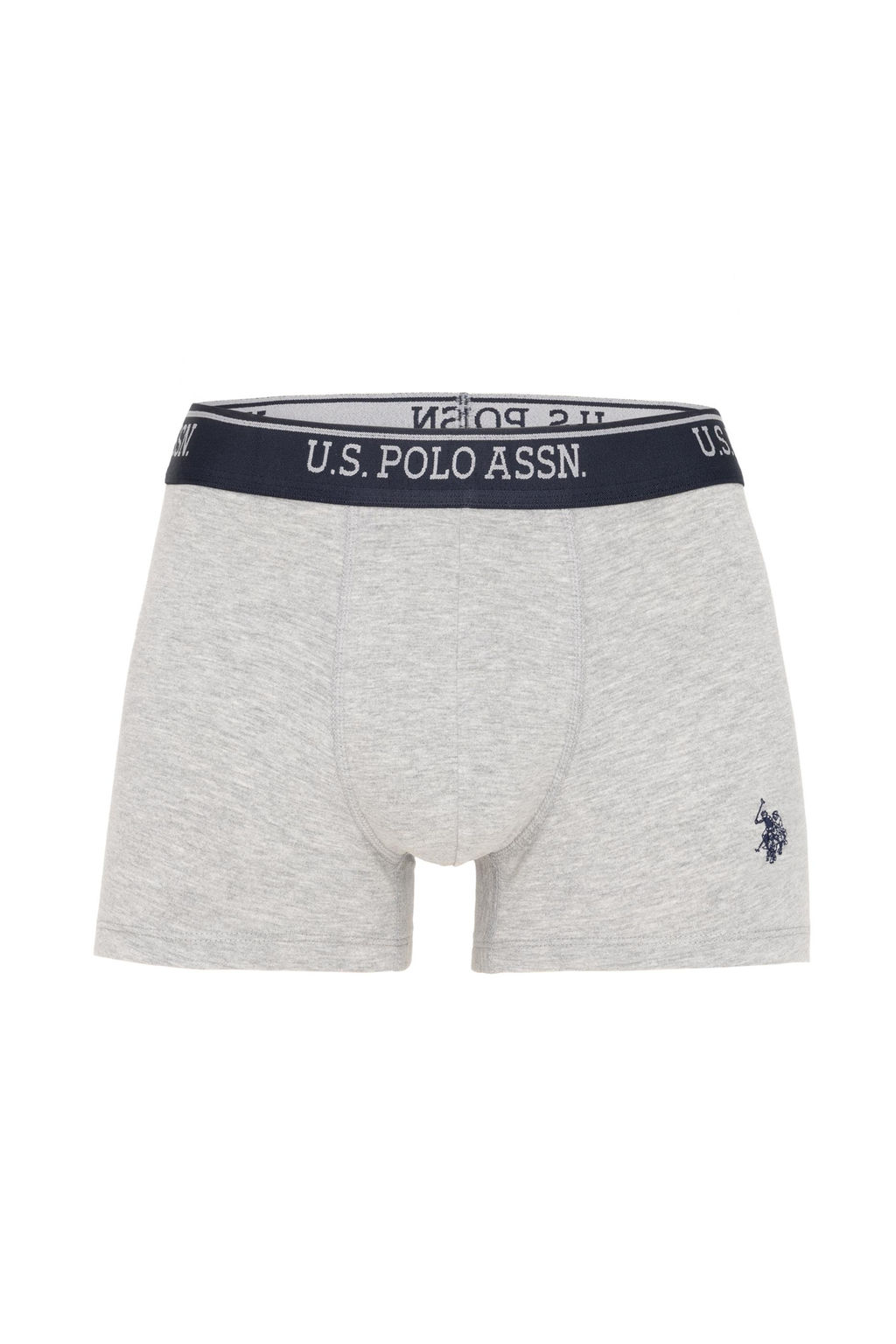 Мужское нижнее белье серого меланжа - U.s. polo assn фото 3