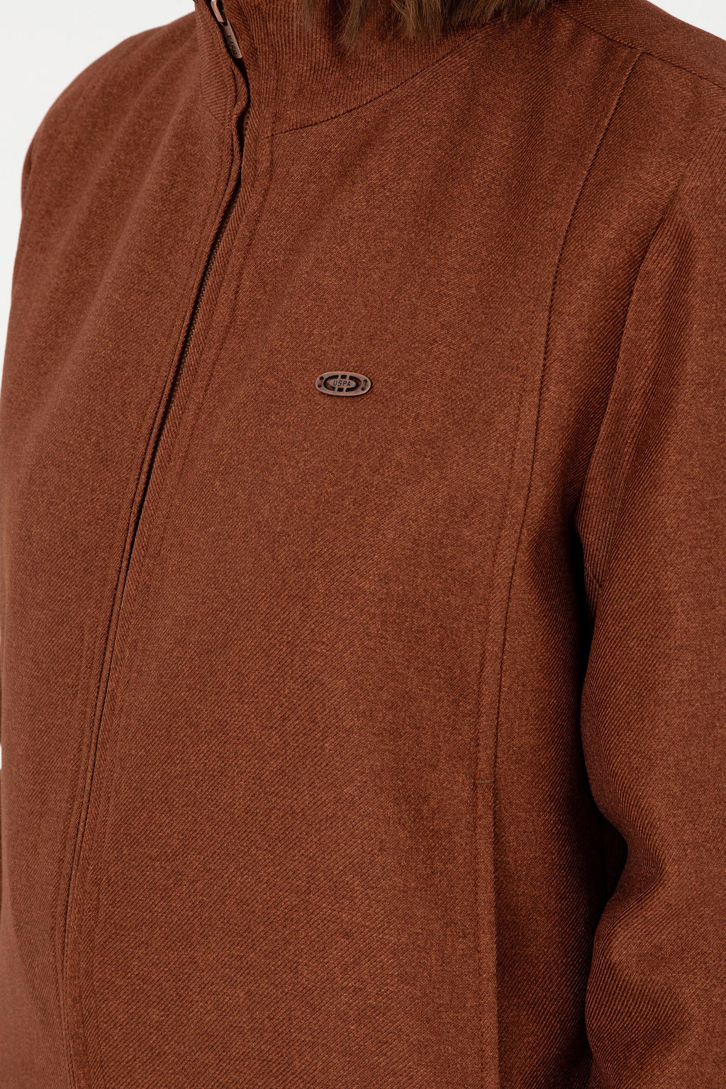 Женская коричневая куртка Неожиданная скидка в корзине - U.s. polo assn фото 7