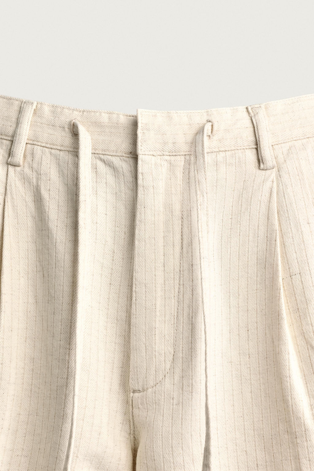 BERMUDA WIDE FIT RAYAS PLIEGUES / Crudo - Zara фото 8