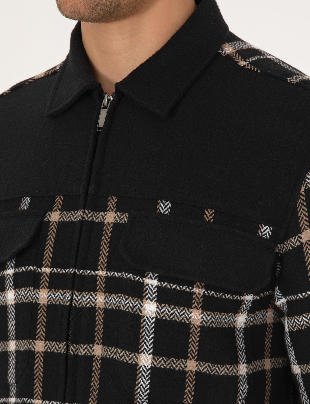 Siyah Comfort Fit Uzun Kollu G_mlek - Pierre cardin фото 7