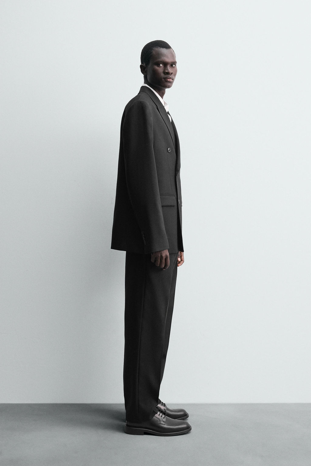 100% WOOL SUIT TROUSERS - Zara фото 4