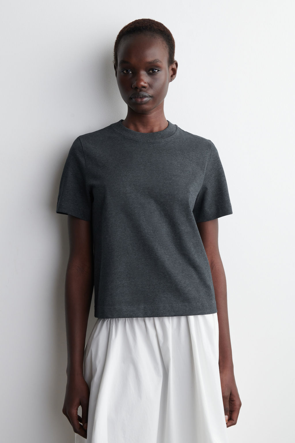 CAMISETA DE CORTE LIMPIO REGULAR FIT - H&m фото 5