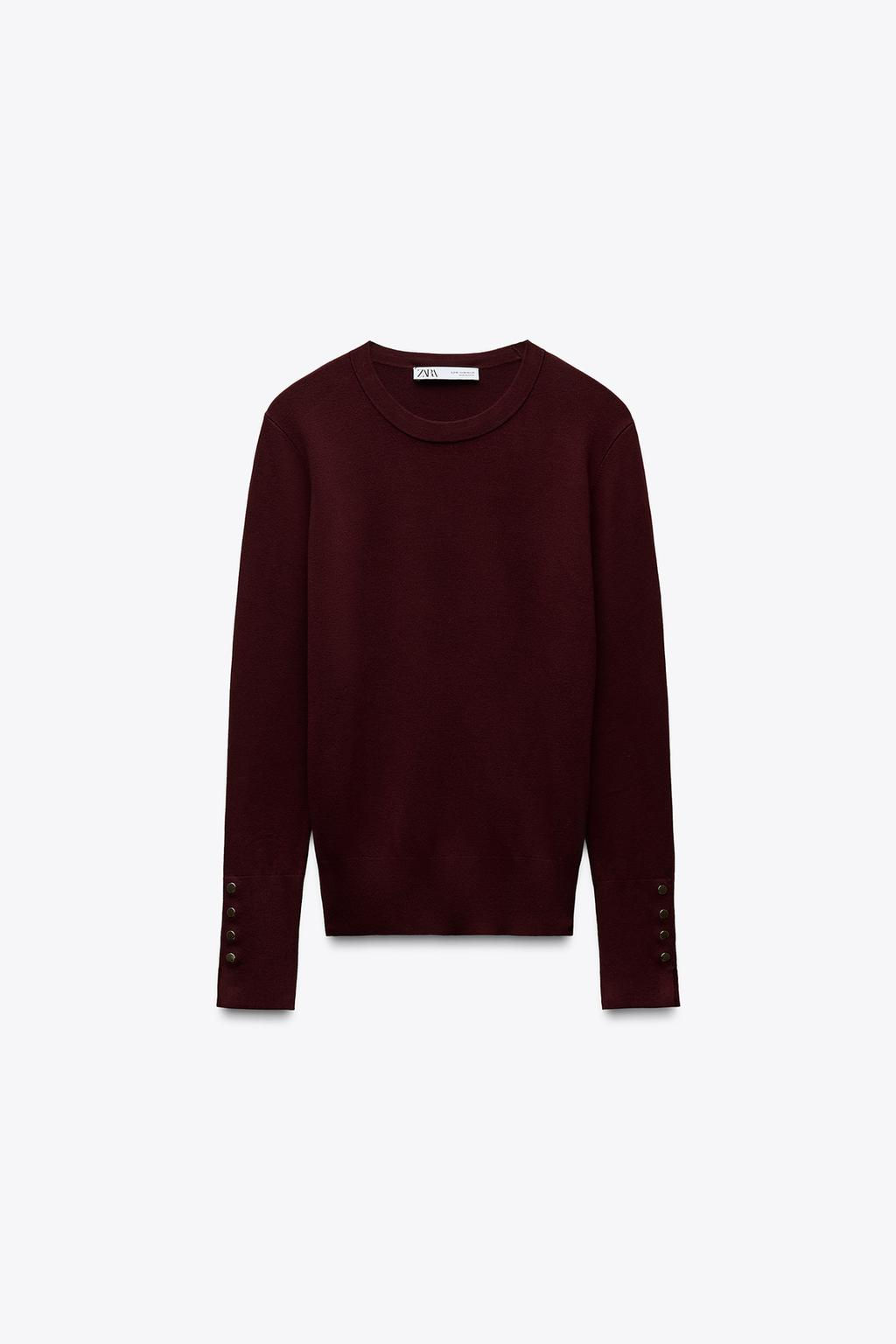 BASIC PLAIN KNIT SWEATER - Zara фото 21