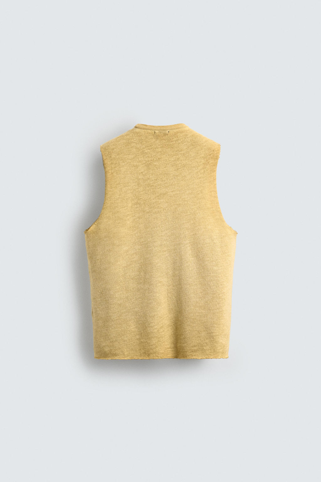 WASHED PRINTED KNIT TANK TOP - Zara фото 8