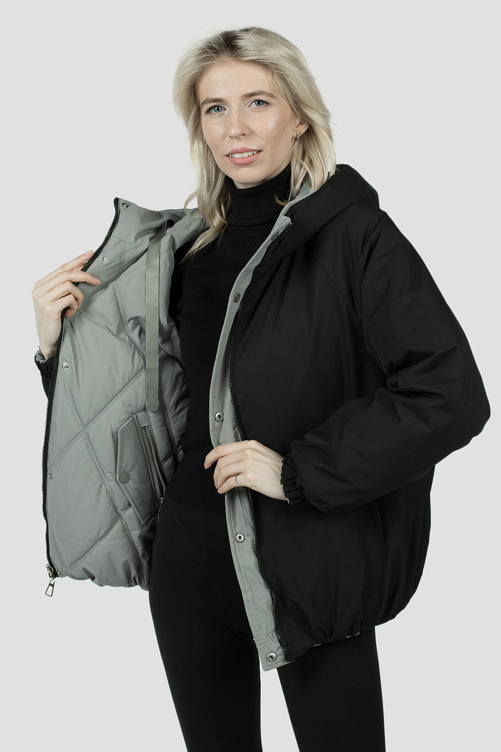 04-3207 Куртка женская демисезонная (Холлофайбер 180) - El podio фото 8