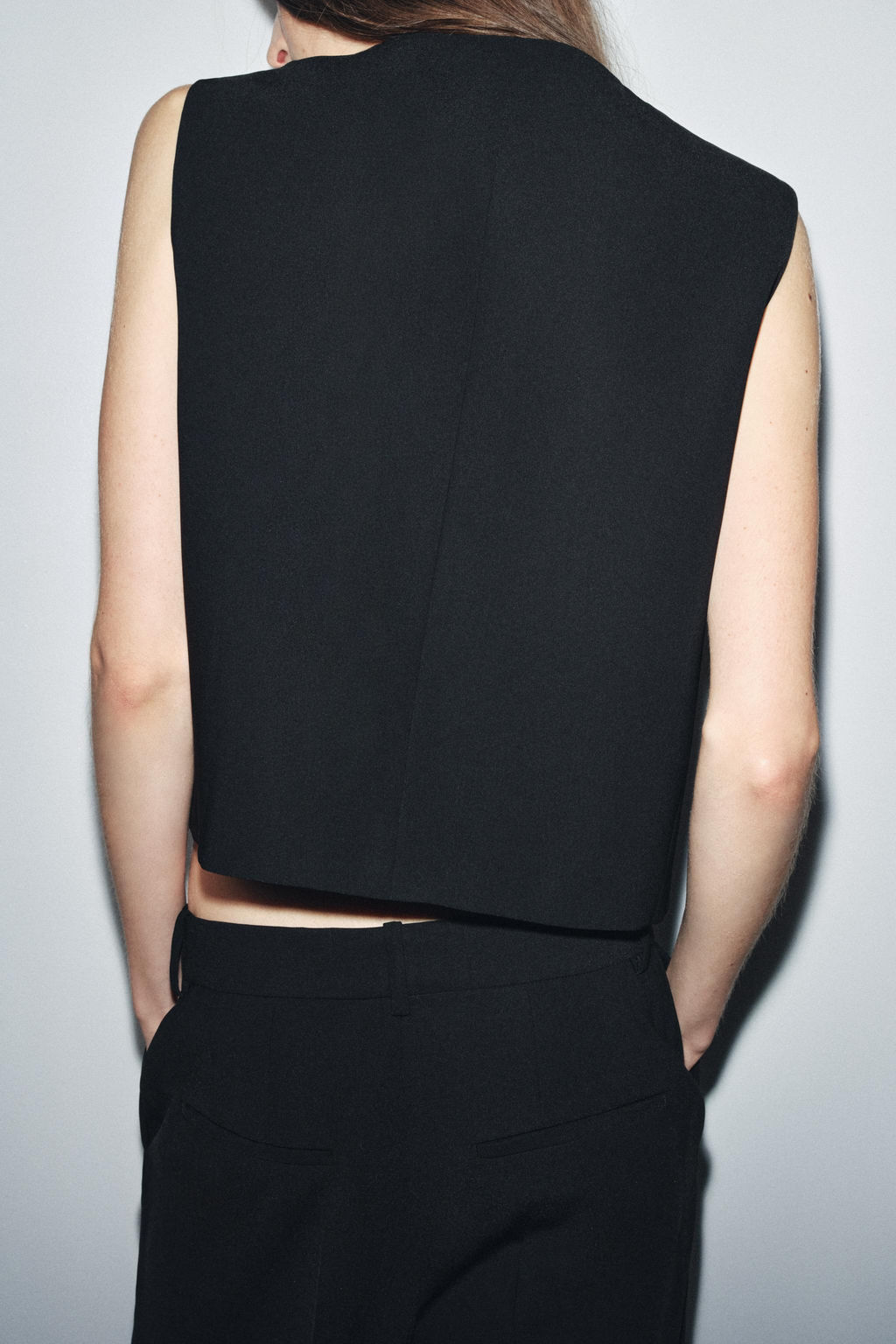 DOUBLE-BREASTED BUTTON WAISTCOAT ZW COLLECTION - Zara фото 3