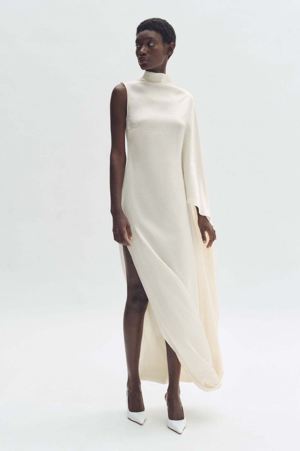Vestido capa de sat?n - H&m фото 5