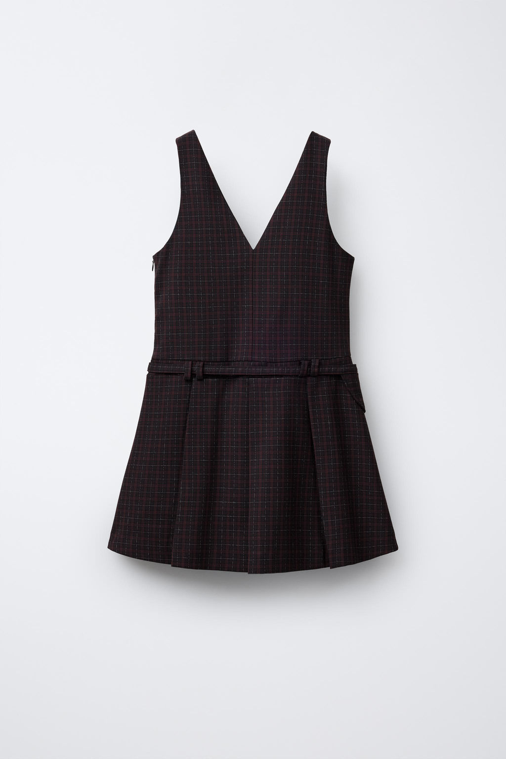 CHECK PINAFORE DRESS - Zara фото 2