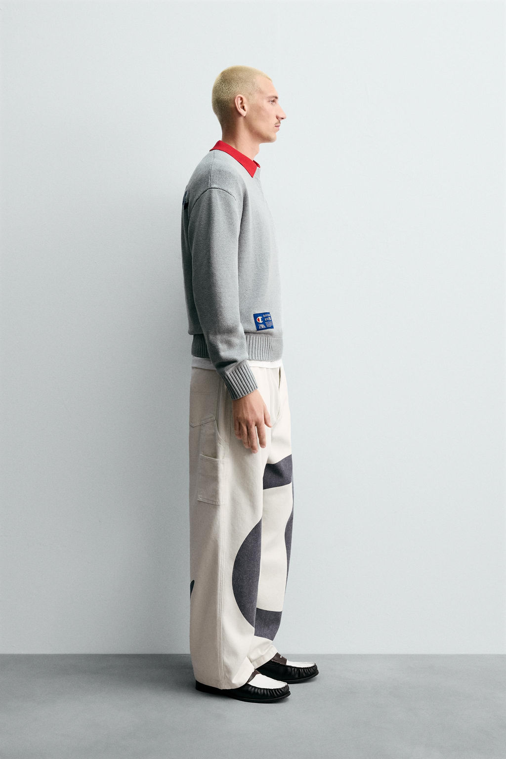 CHAMPION® X ZARA CONTRAST LOGO TROUSERS фото 14