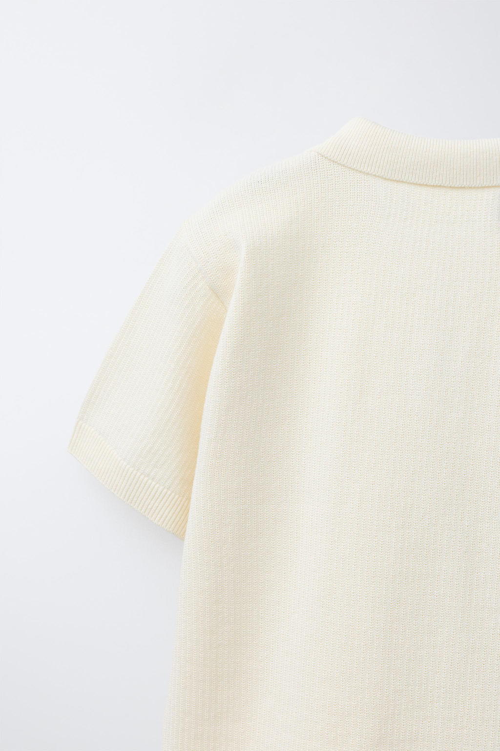POLO LISO ESTRUCTURA / Crudo - Zara фото 6