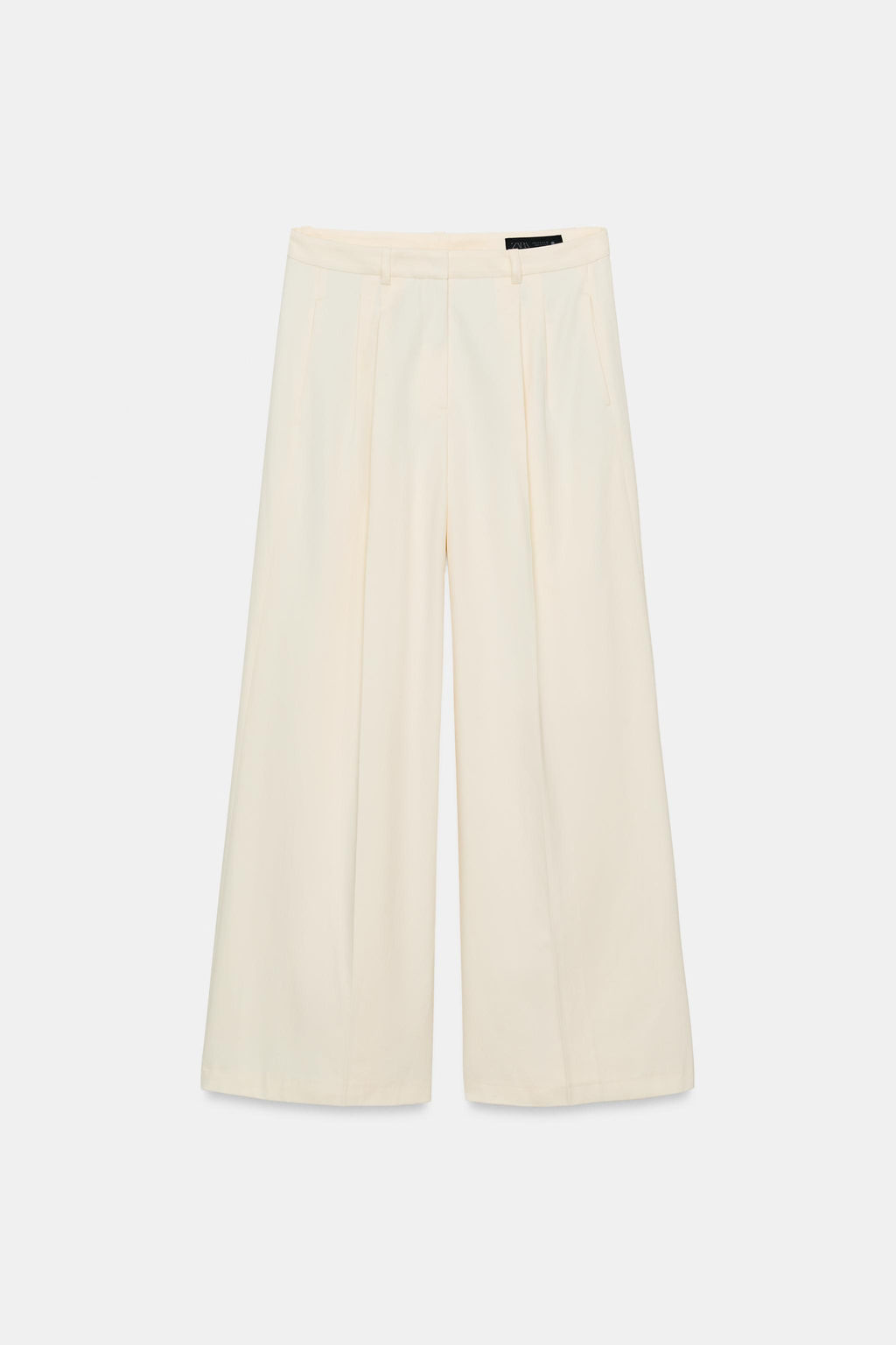 ZW COLLECTION PLEATED WIDE-LEG TROUSERS - Zara фото 5