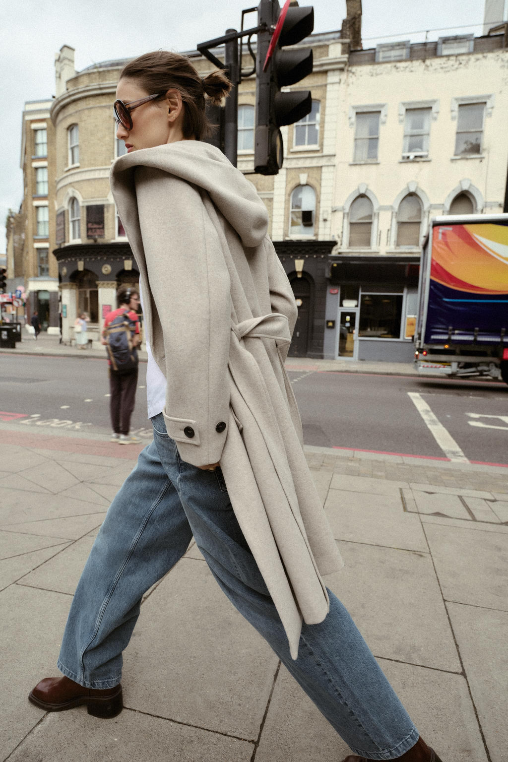 SOFT HOODED COAT