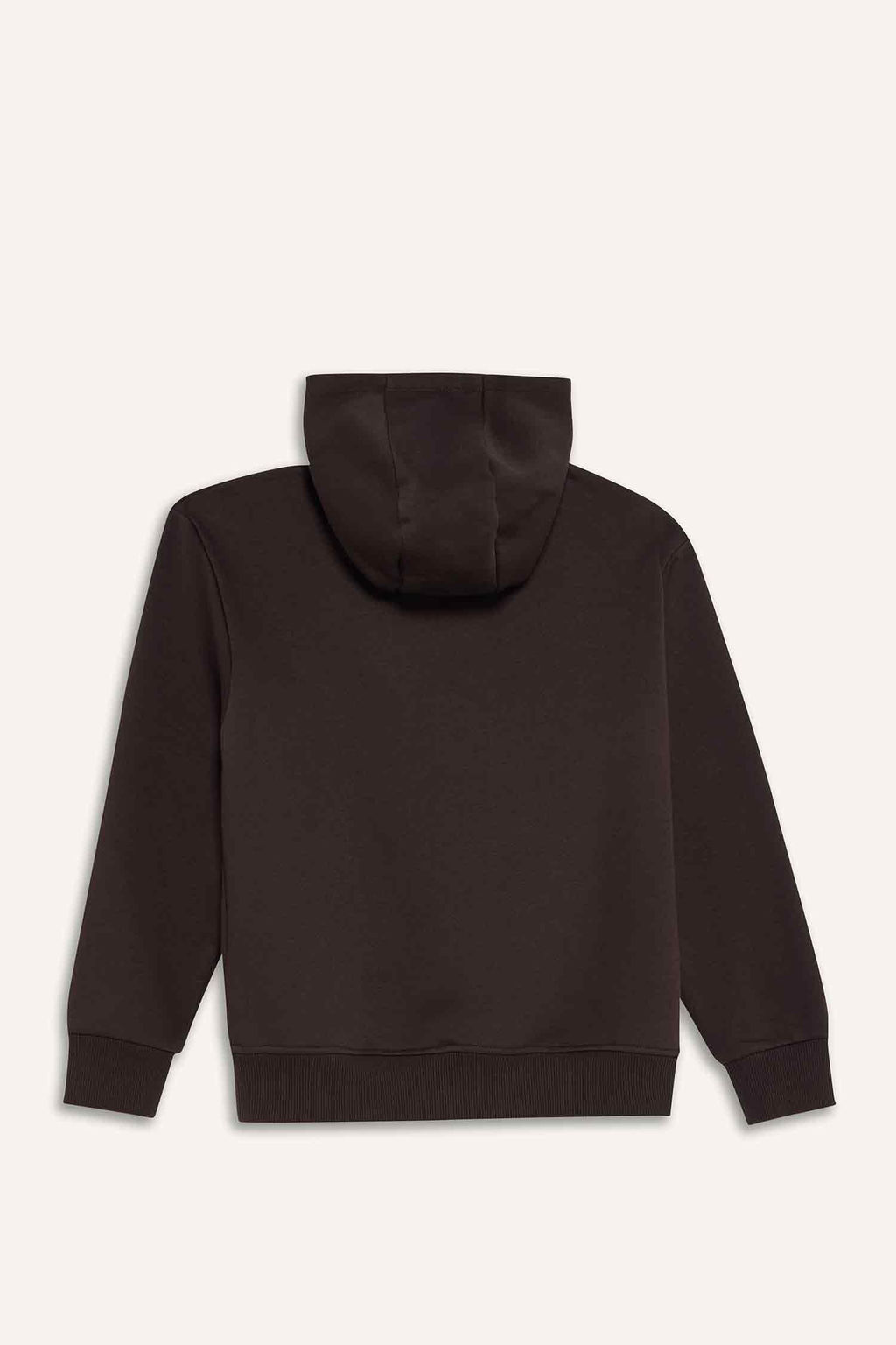 Kap__onlu Bask_l_ __i Yumu_ak T_yl_ Sweatshirt Erkek _ocuk - Defacto фото 9