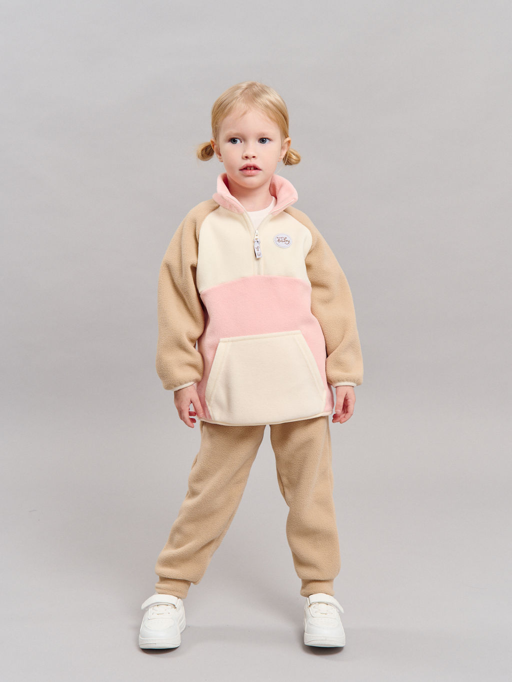 Костюм флисовый Колор блок Орхидея 0+ - Bungly фото 7