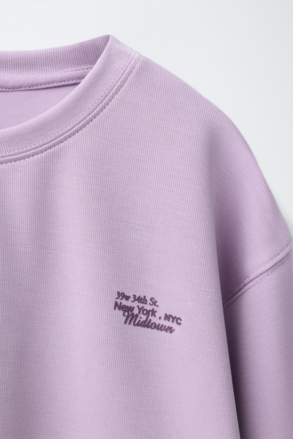 SWEATSHIRT WITH MODAL SLOGAN - Zara фото 3
