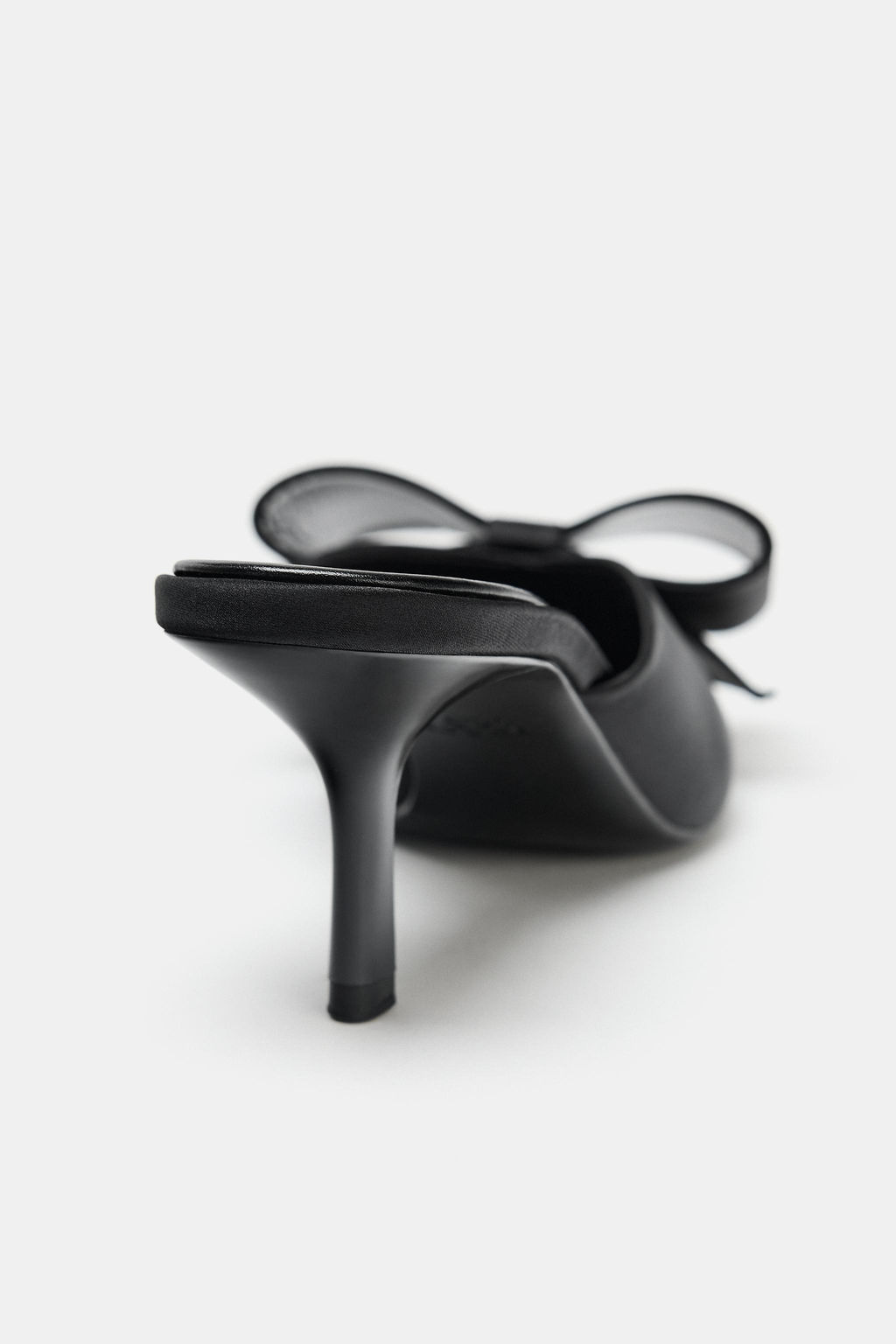 BOW HIGH-HEEL MULES - Zara фото 13