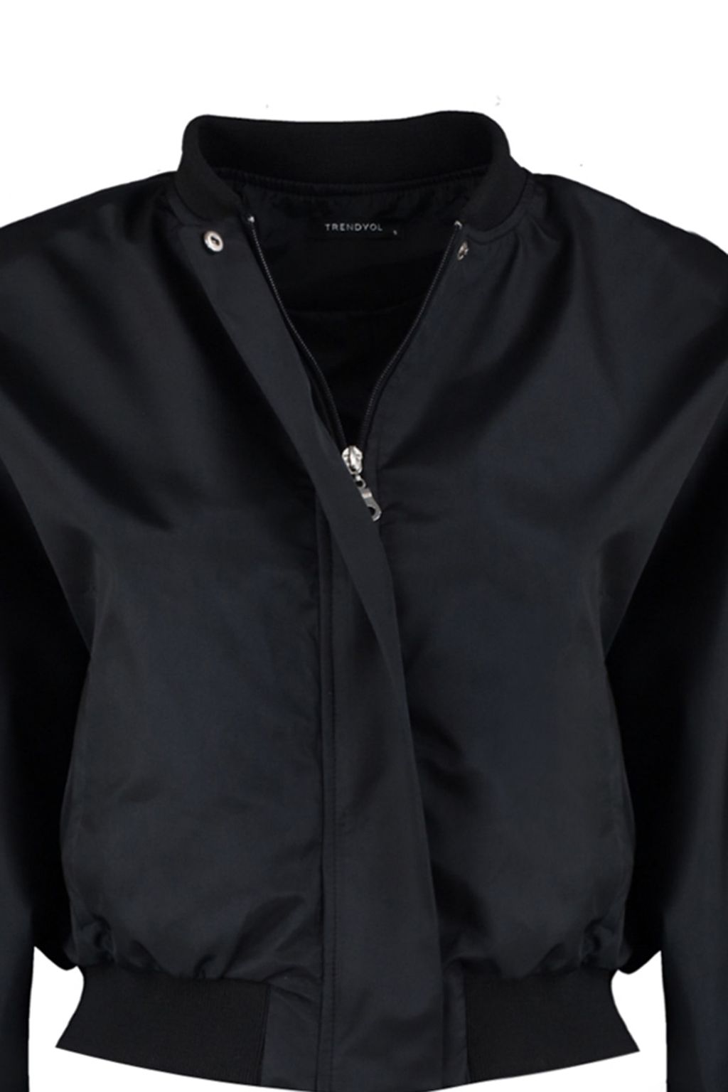 TRENDYOLMILLA Bej Oversize Buzgu Detayl? Su Itici Bomber Ceket Mont TWOSS22MO0099 фото 13