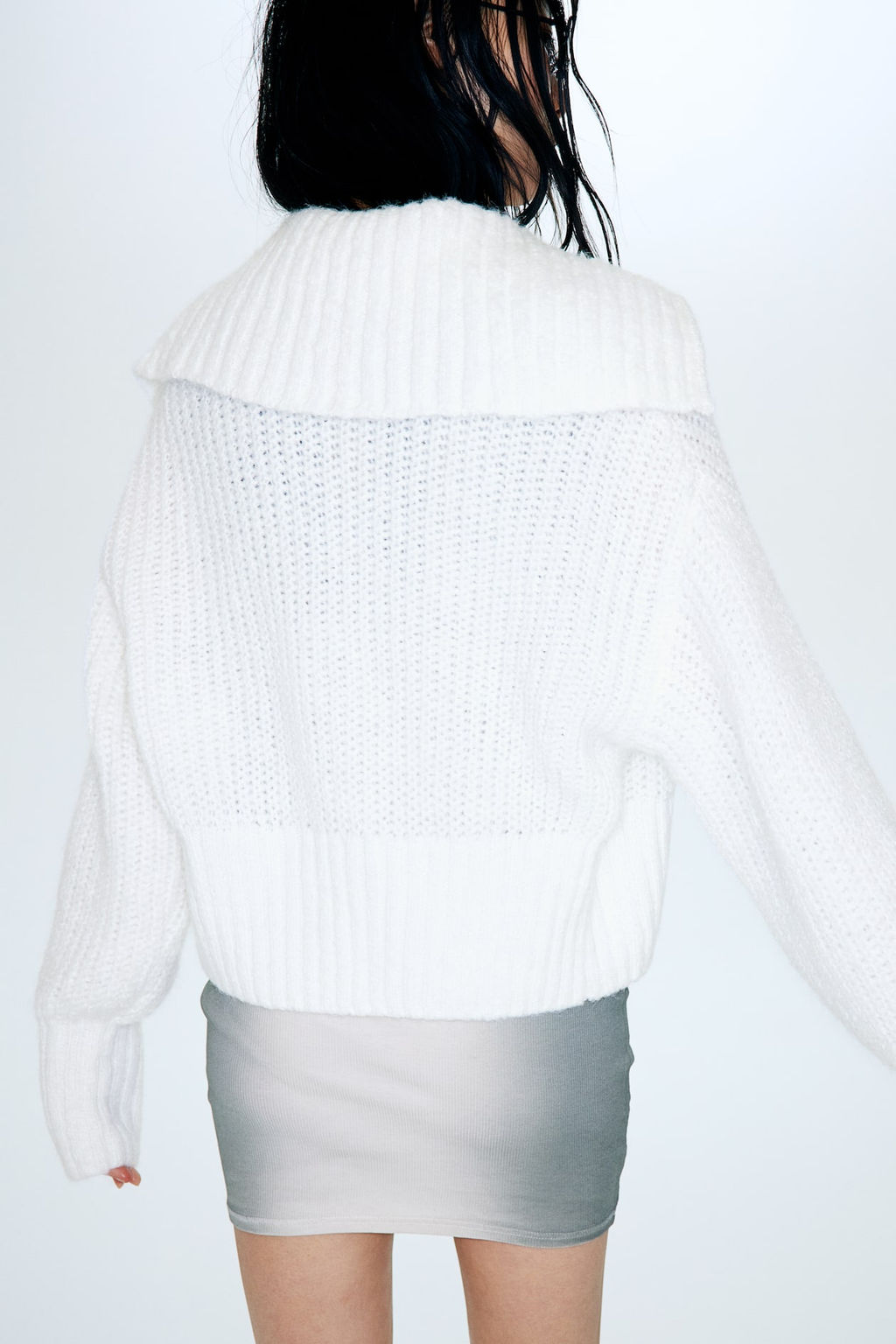 Cardigan con cuello y cremallera - H&m фото 4