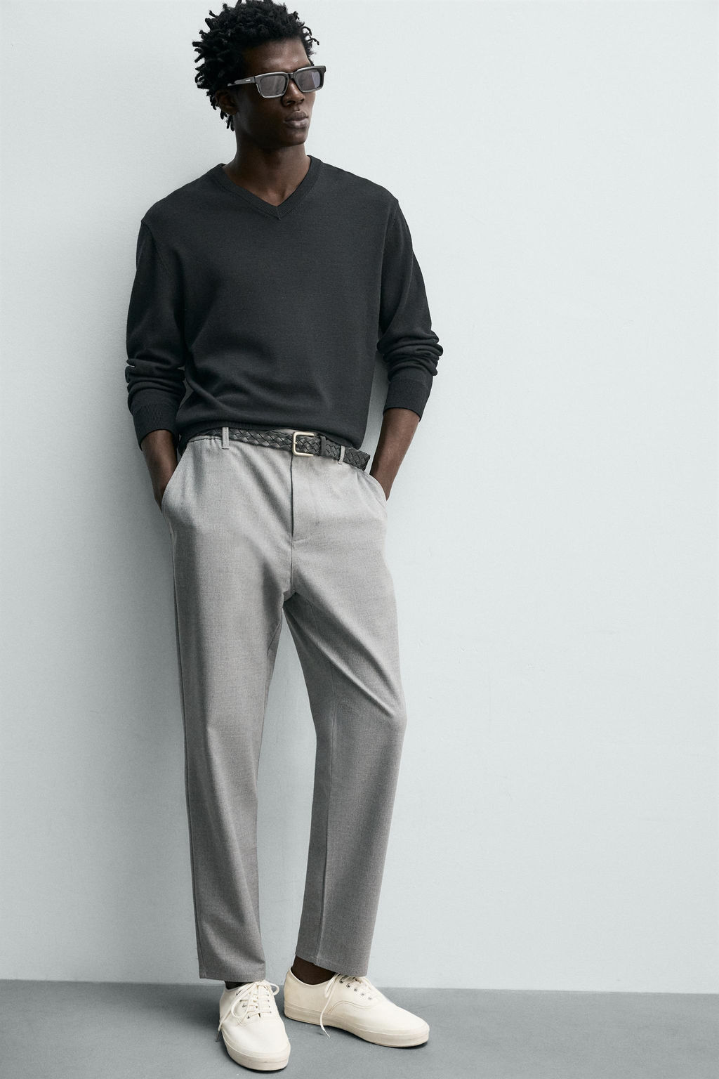 PANTAL?N SLIM FIT CONFORT / Gris - Zara фото 11