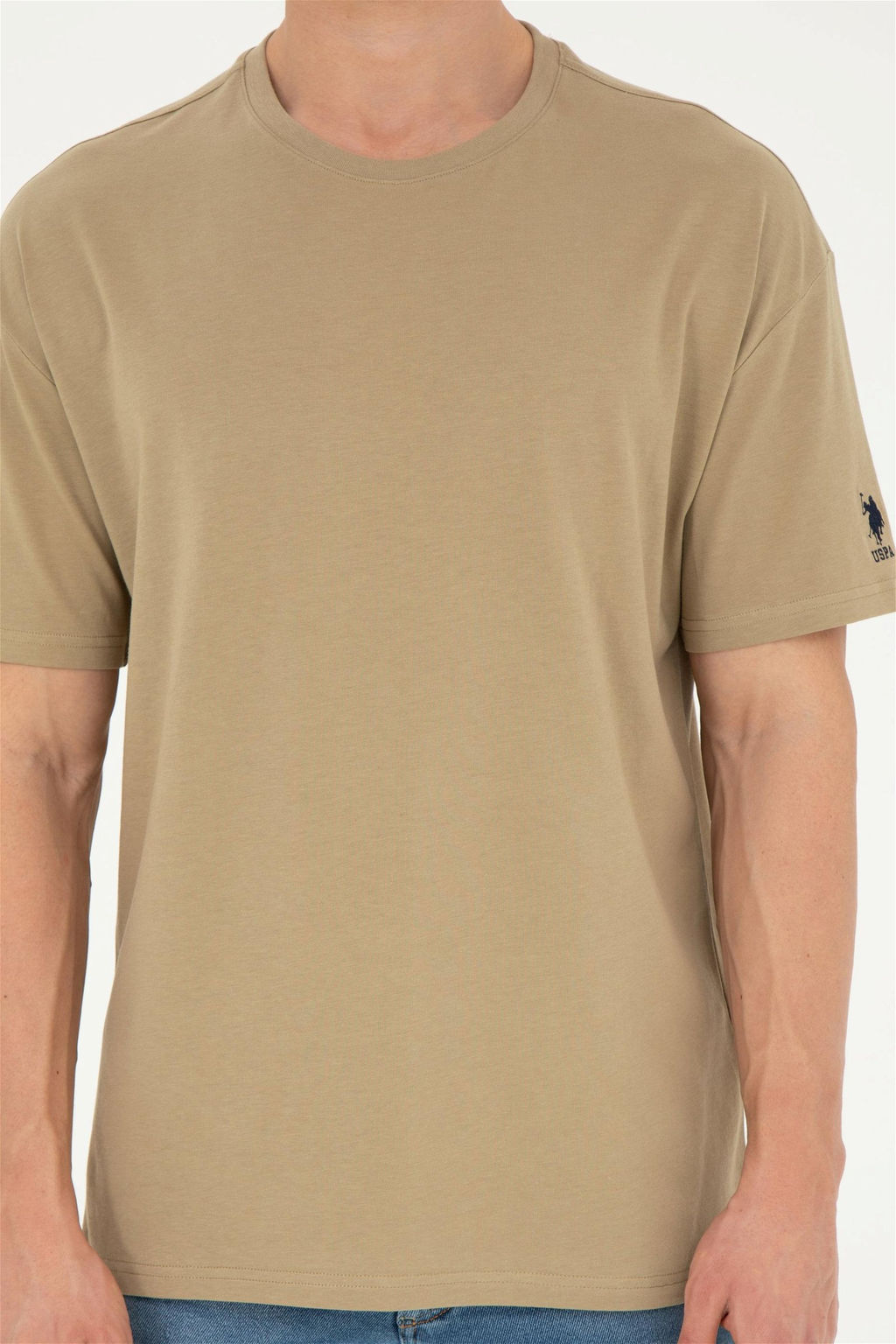 Мужская футболка цвета хаки - U.s. polo assn фото 6