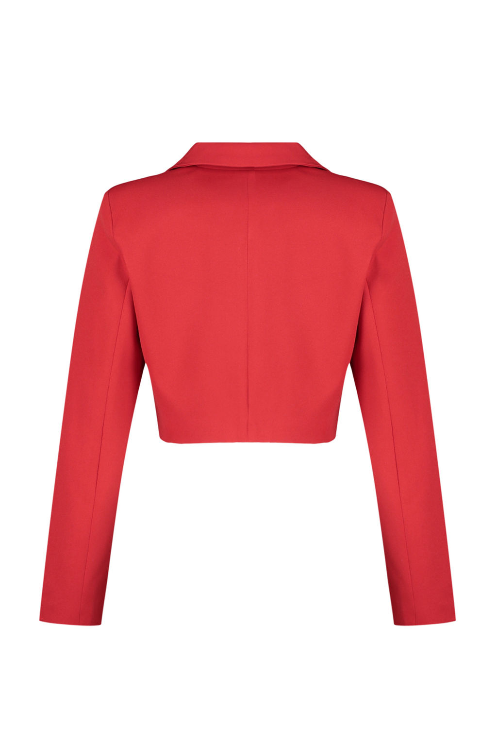 TRENDYOLMILLA Siyah Crop Astarl? Dokuma Blazer Ceket TWOAW22CE0086  фото 8