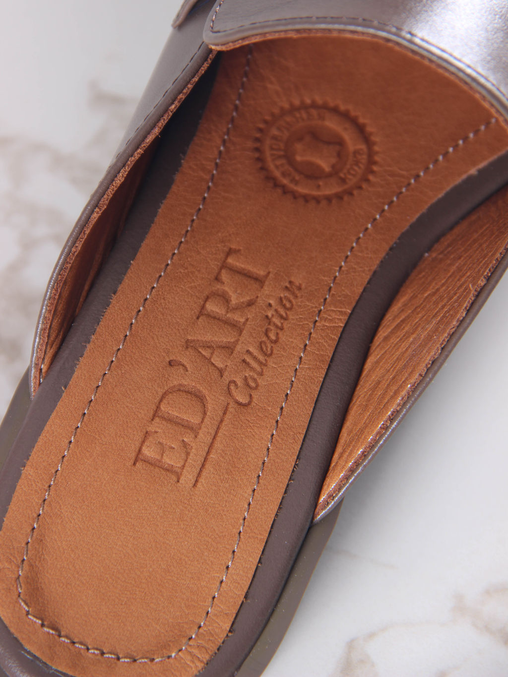 Мюли 1072.подиум205br.Коричневый