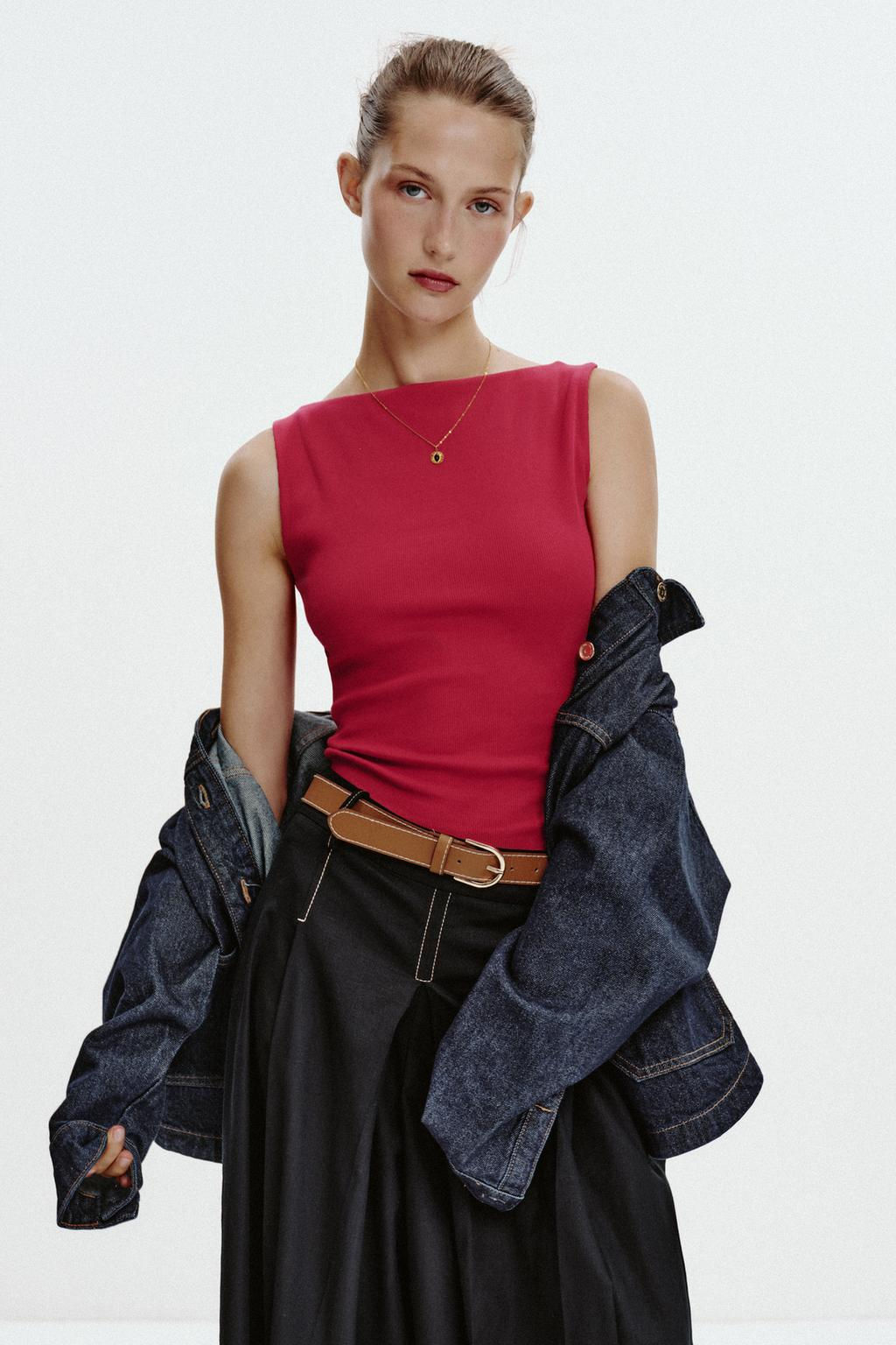 RIBBED TOP - Zara фото 28