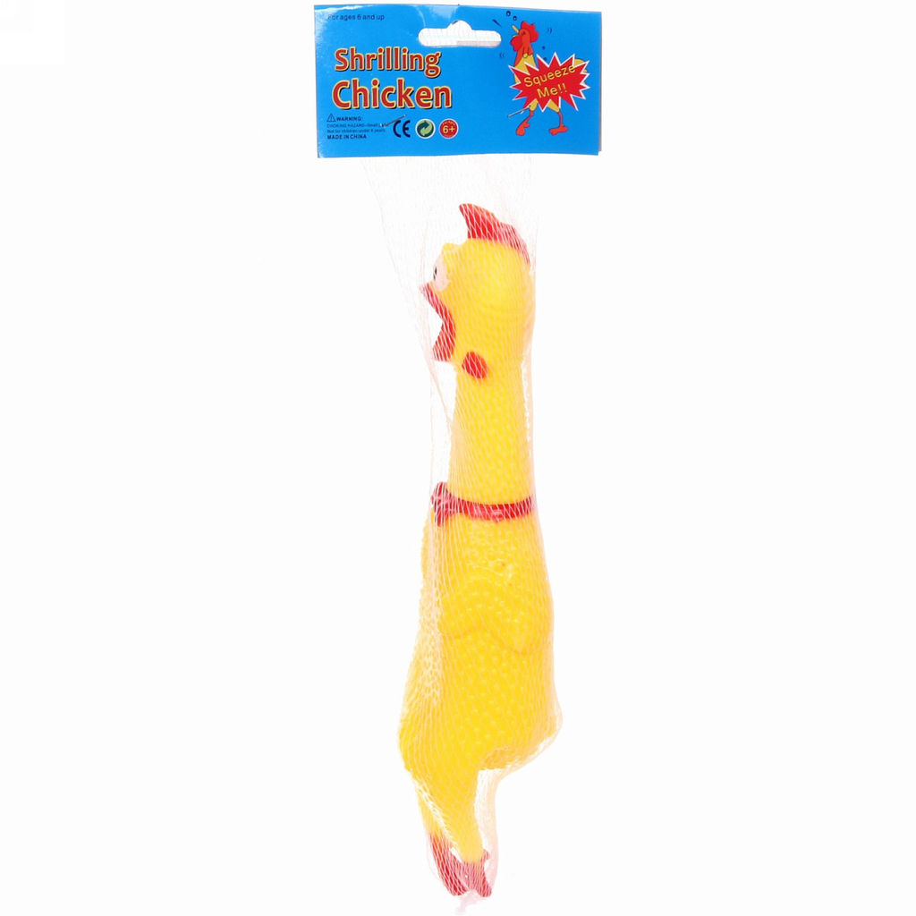 Цена за 3 шт. Игрушка для собаки "Курочка" 28,5см с пищалкой