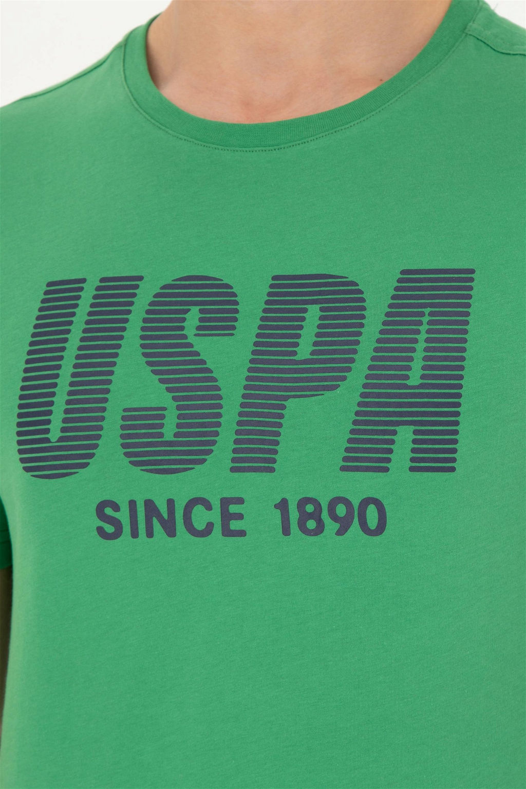 Мужская зеленая футболка - U.s. polo assn фото 7